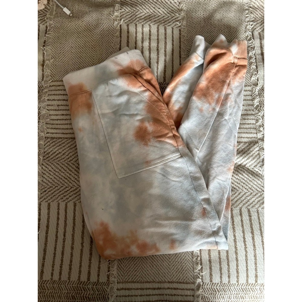 Blue and Orange Tie Dye Sonoma Loungewear Sweatpants